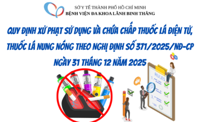 (HCDC) Quy định xử phạt sử dụng và chứa chấp thuốc lá điện tử, thuốc lá nung nóng theo Nghị định số 371/2025/NĐ-CP ngày 31 tháng 12 năm 2025